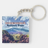 Haleakala Nationalpark Maui Vulkan Hawaii Schlüsselanhänger (Rückseite)