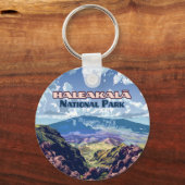 Haleakala Nationalpark Maui Vulkan Hawaii Schlüsselanhänger (Rückseite)
