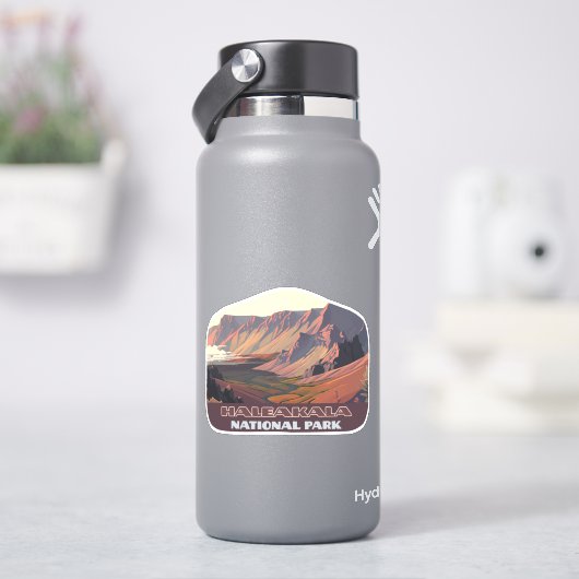 Haleakala Nationalpark Maui Vulkan Krater Aufkleber (HydroFlask)