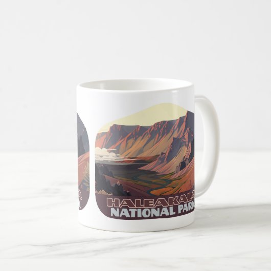 Haleakala Nationalpark Maui Vulkan Krater Kaffeetasse (VorderseiteRechts)