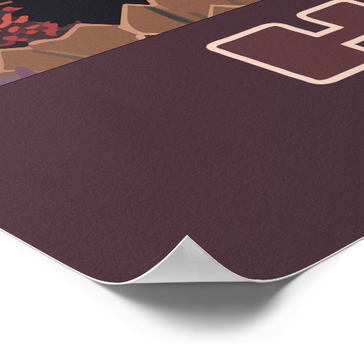 Haleakala Nationalpark Maui Vulkan Krater Poster (Ecke)