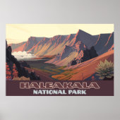 Haleakala Nationalpark Maui Vulkan Krater Poster (Vorne)