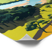 Haleakala Nationalpark Poster (Ecke)