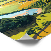 Haleakala Nationalpark Poster (Ecke)