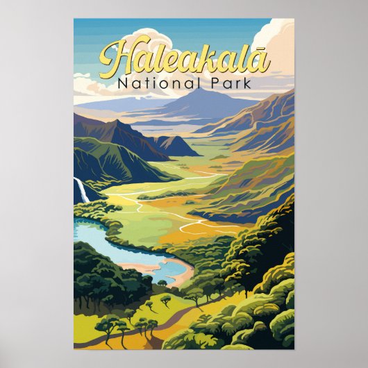 Haleakala Nationalpark Poster (Vorne)