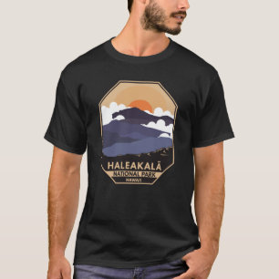 Haleakala Nationalpark Retro Emblem T-Shirt