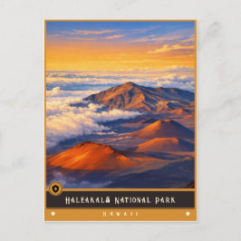 Haleakalā-Nationalpark | Vintage Postkarte