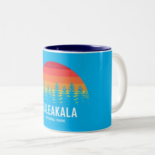 Haleakala-Nationalpark Zweifarbige Tasse (VorderseiteRechts)