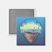 Haleakala NP (Pfeilspitzen) Magnet (Vorderseite/Rückseite)