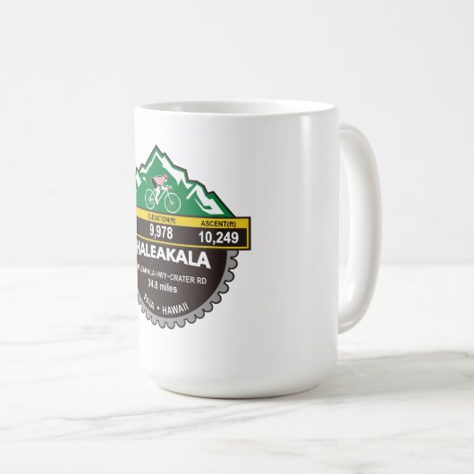 HALEAKALA- PAIA, HI -"BERG" KAFFEETASSE (VorderseiteRechts)