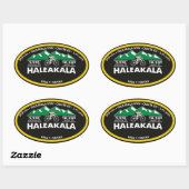 HALEAKALA-PAIA, HI - "OVAL" OVALER AUFKLEBER (Blatt)