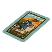 Haleakala Radtour Hawaii Magnet (Linke Seite)