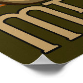 Haleakala Radtour Hawaii Poster (Ecke)