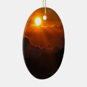 Haleakala Sonnenaufgang in Hawaii Keramik Ornament (Rechts)