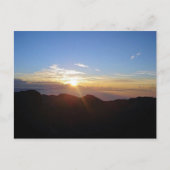 Haleakala Sonnenaufgang Postkarte (Vorderseite)
