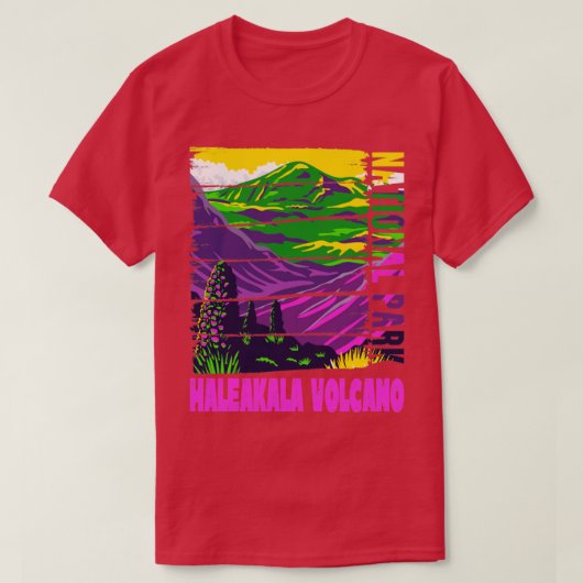 Haleakala Volcano Nationalpark T-Shirt (Design vorne)