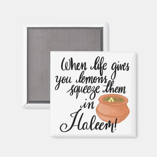 Haleem Magnet (Vorderseite/Rückseite)