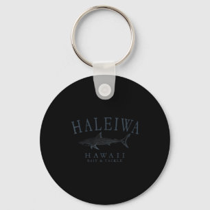 Haleiwa Hawaii Hai Retro-Schiefer Kunst Angeln  Schlüsselanhänger