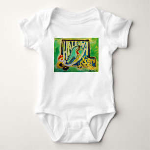 Haleiwa Hawaii Hula Aloha Baby Strampler