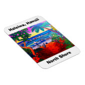 Haleiwa Hawaii Oahu Aloha Magnet (Rechte Seite)
