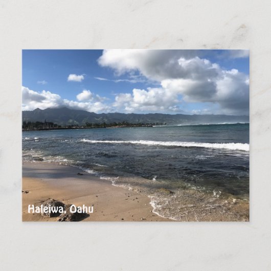 Haleiwa North Shore Oahu Postkarte (Vorderseite)