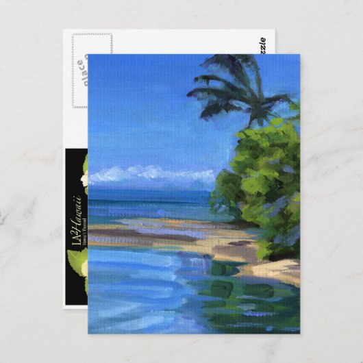 Haleiwa Postkarte (Vorne/Hinten)