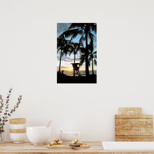 Haleiwa Sunset Poster (Küche)