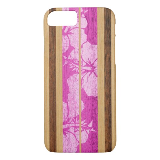Haleiwa Surfboard Hawaiian iPhone 7 Fall Case-Mate iPhone Hülle (Rückseite)