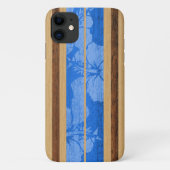 Haleiwa Surfboard Hawaiian Royal Blue Case-Mate iPhone Hülle (Rückseite)