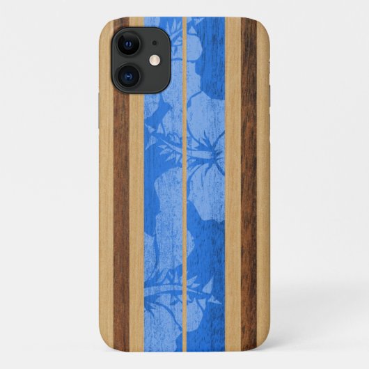 Haleiwa Surfboard Hawaiian Royal Blue Case-Mate iPhone Hülle (Rückseite)
