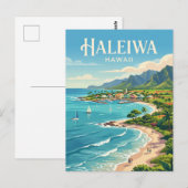 Haleiwa USA Postkarte (Vorne/Hinten)
