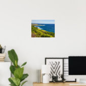 Haleokane Blick über die Bucht von Honuapo Poster (Heimbüro)