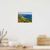 Haleokane Blick über die Bucht von Honuapo Poster (Küche)