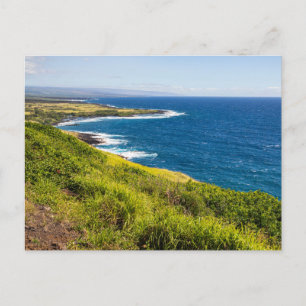 Haleokane Blick über die Bucht von Honuapo Postkarte