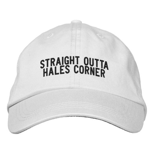 Hales Corner Wisconsin Hat Bestickte Baseballkappe (Vorderseite)