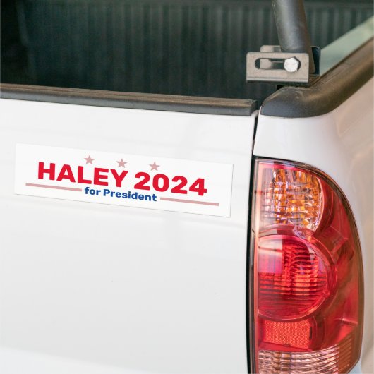 Haley 2024 Autoaufkleber (Auf Lkw)