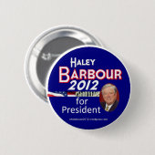 Haley Barbour 2012 Button (Vorne & Hinten)