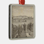 Haley Res, Bauernhof Silbernes Ornament (Rechts)