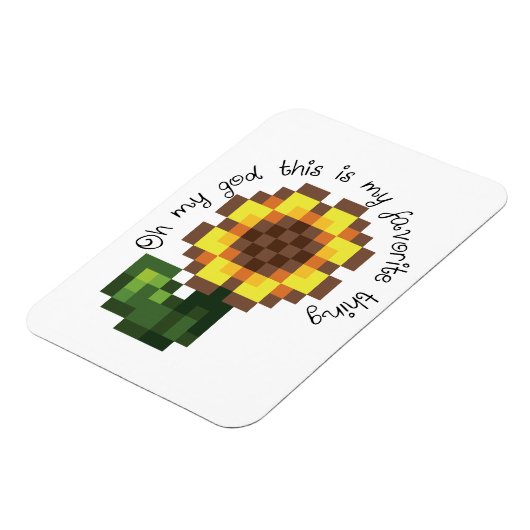 Haley Sunflower Magnet - Stardew Valley Inspiriert (Linke Seite)