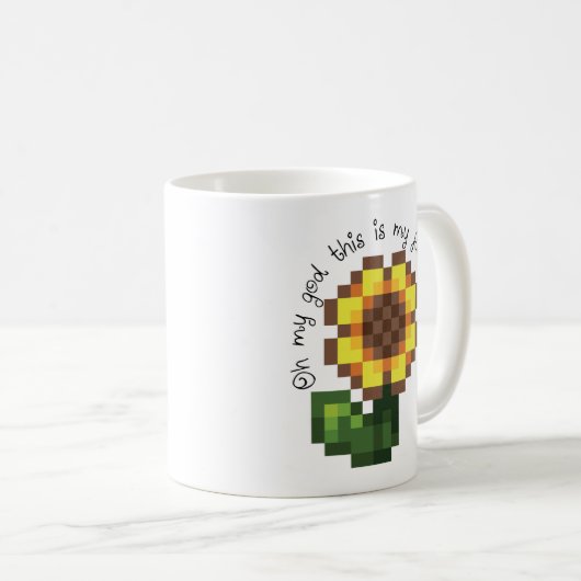 Haley Sunflower Tasse - Stardew Valley Inspiriert (VorderseiteRechts)