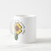 Haley Sunflower Tasse - Stardew Valley Inspiriert (Vorderseite Links)