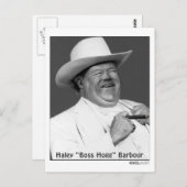 Haley "the Hogg" Barbour Postkarte (Vorne/Hinten)