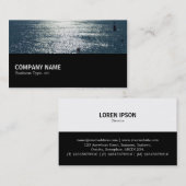 Half 07 - Sonne am Wasser Visitenkarte (Vorne/Hinten)