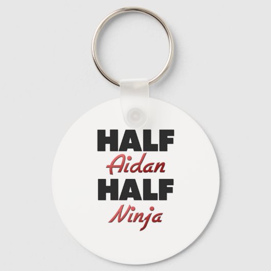 Half Aidan Half Ninja Schlüsselanhänger (Vorderseite)