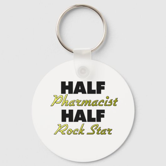 Half Apotheker Half Rock Star Schlüsselanhänger (Vorderseite)