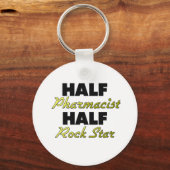 Half Apotheker Half Rock Star Schlüsselanhänger (Vorderseite)
