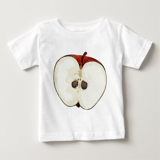 Half Apple Baby T-shirt (Vorderseite)