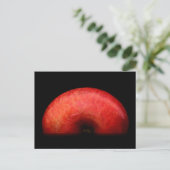 Half-Apple-Portrait-Foto Postkarte (Stehend Vorderseite)