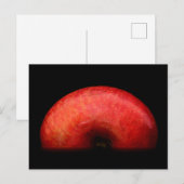 Half-Apple-Portrait-Foto Postkarte (Vorne/Hinten)