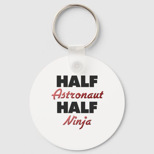 Half Astronautin Half Ninja Schlüsselanhänger (Vorderseite)